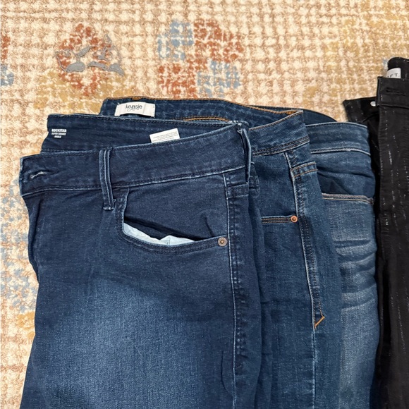 Size 14 Jeans Lot - Skinny (Reg & Cropped) - Gap, A&F, Loft, etc - Picture 2 of 5